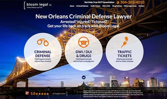 Bloom Legal, a solo attorney personal injury and criminal law firm in New Orleans