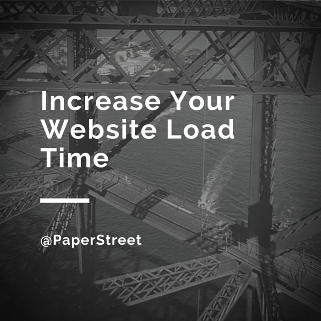 Increase your website load time