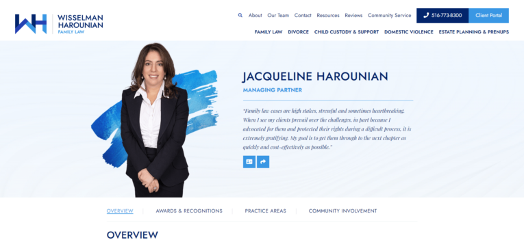 Jacqueline Harounian - Wisselman, Harounian & Associates