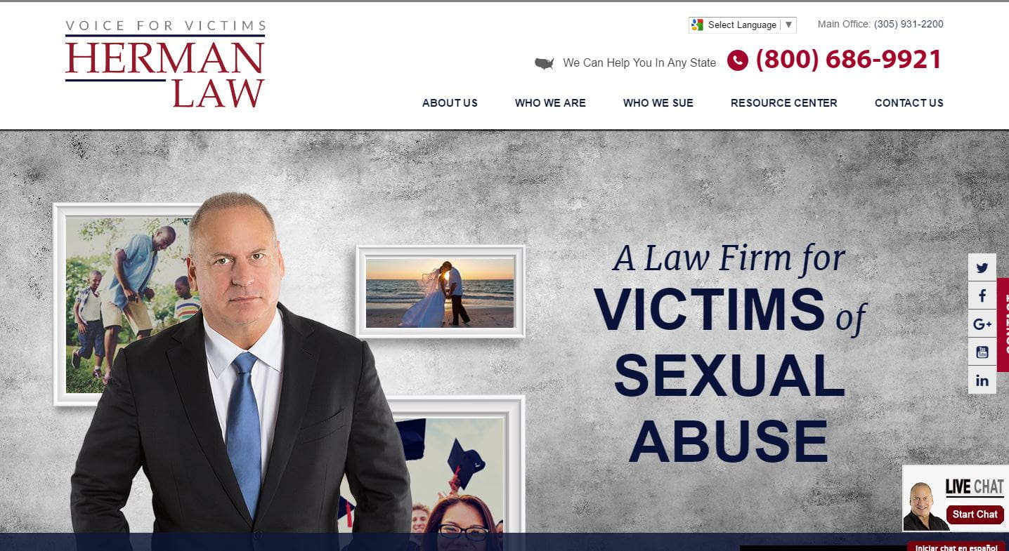 Herman Law site Design by PaperStreet