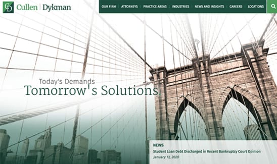 Cullen and Dykman LLP site thumbnail
