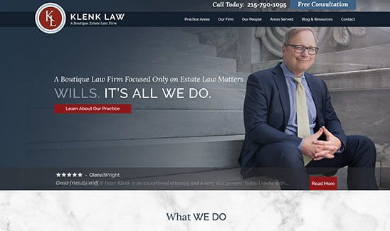 Klenk Law site thumbnail