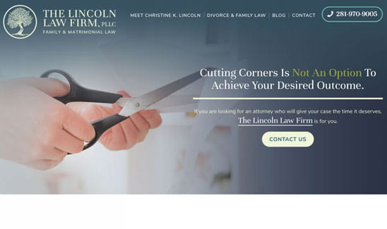 The Lincoln Law Firm site thumbnail
