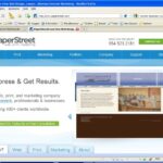 A web page for PaperStreet, a marketing company for lawyers. The page offers a consultation and showcases their services in web, print, and marketing for professionals. With over 400 clients worldwide, they help you design your website for various monitor sizes to maximize client engagement.