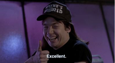 Person wearing a "Wayne's World" cap, smiling widely and giving a thumbs up with the words "5 Tools the Development Team Couldn’t Live Without" displayed below.