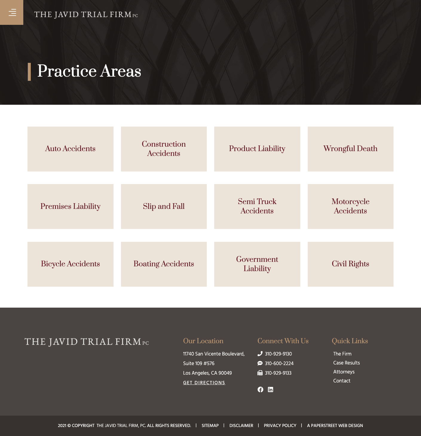 thejtf-practice-areas screenshot