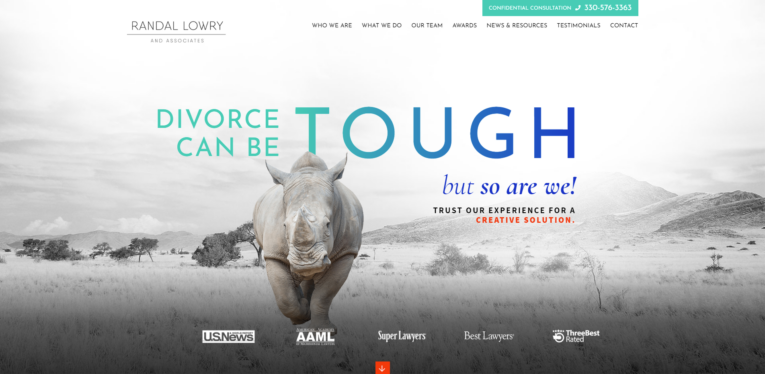 randallowry.com homepage