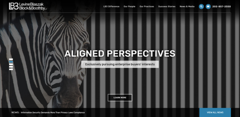 lb3law.com homepage