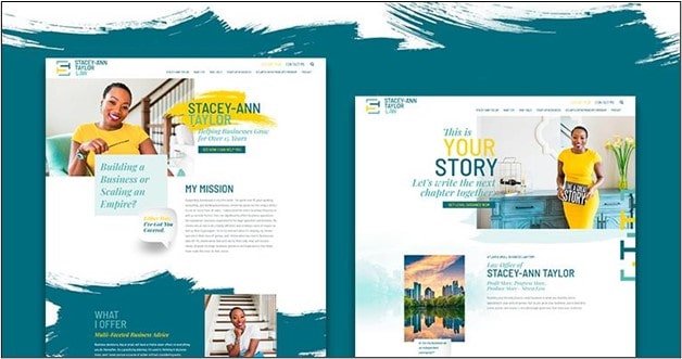 Staceyanntaylor homepage screenshot