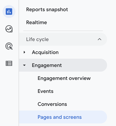 ga-engagment section