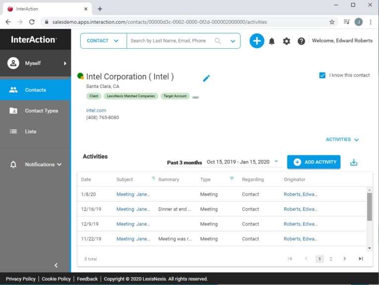 interaction cim screenshot