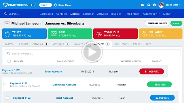 practice panther screenshot