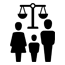 Silhouette of a person with short hair wearing a collared shirt, facing forward with no distinct facial features visible.