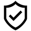 Black silhouette of a cat sitting and looking to the right. The cat has upright ears, a curved tail, and a slender body.