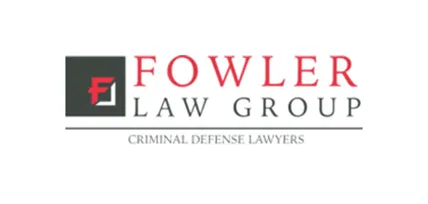 Logo of Fowler Law Group, featuring the company name in red and black text with a stylized 'F' inside a square, and the tagline "Criminal Defense Lawyers" beneath.