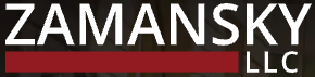 A logo reads "Zamansky LLC" with a red underline beneath "Zamansky".