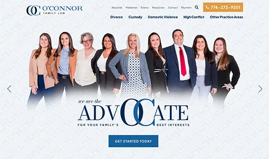 O’Connor Family Law screenshot