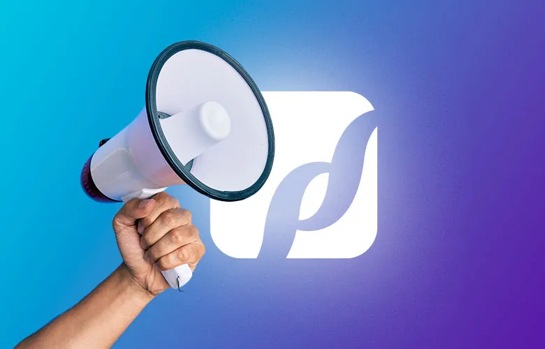 Hand holding a megaphone, symbolizing The Bold Future of Content Marketing for Lawyers.