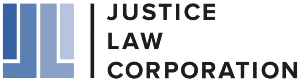 Logo for Justice Law Corporation.