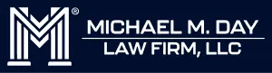 Logo for Michael M. Day Law Firm, LLC featuring a stylized letter M.